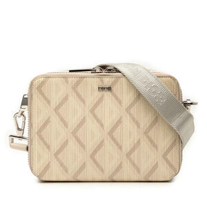 Dior CD Diamond Crossbody Bag Beige Leather